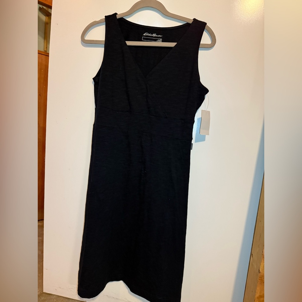 Eddie Bauer woman’s black size medium Amelia dress NWT